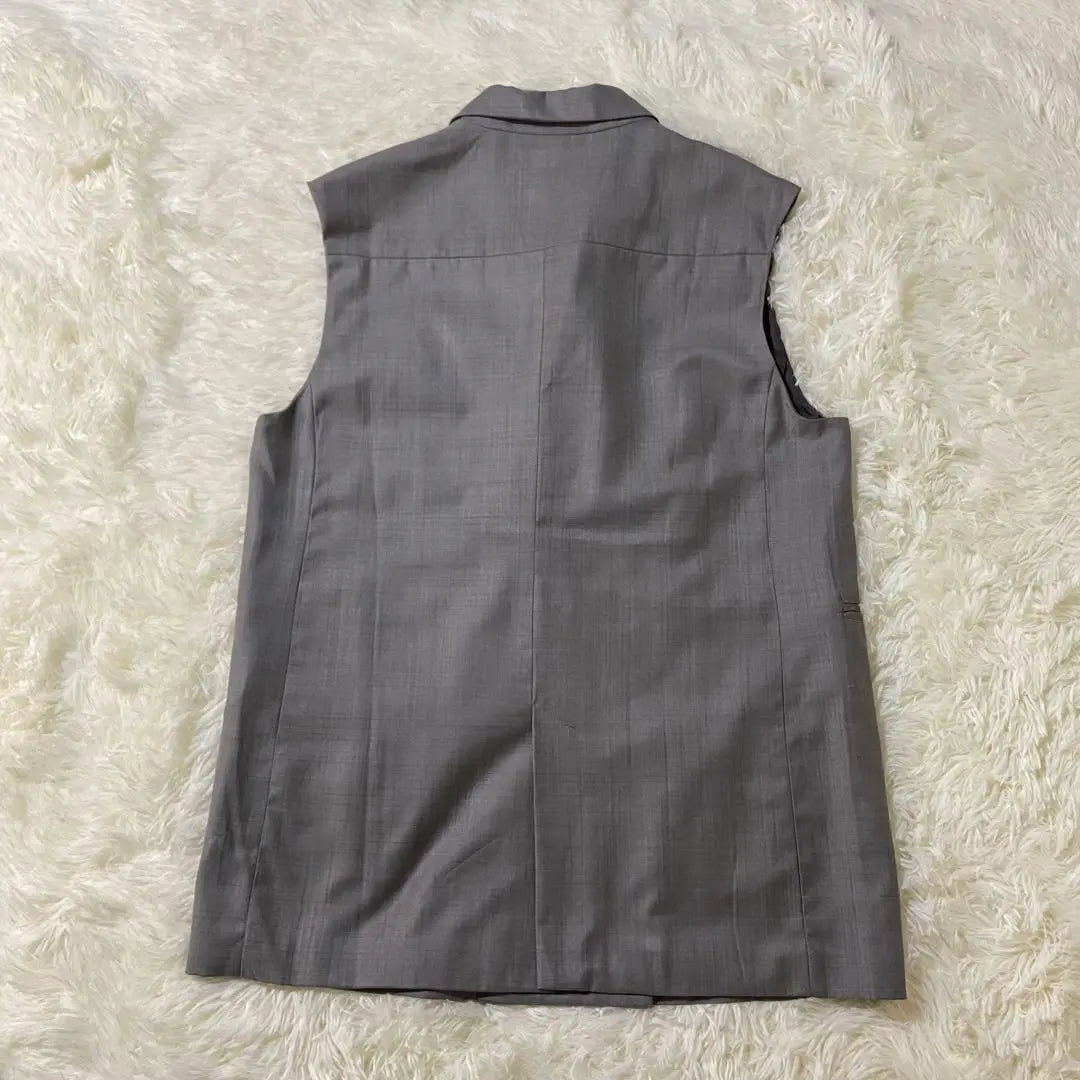 KBF Urban Research Double Breasted Vest Gilet Gray FREE