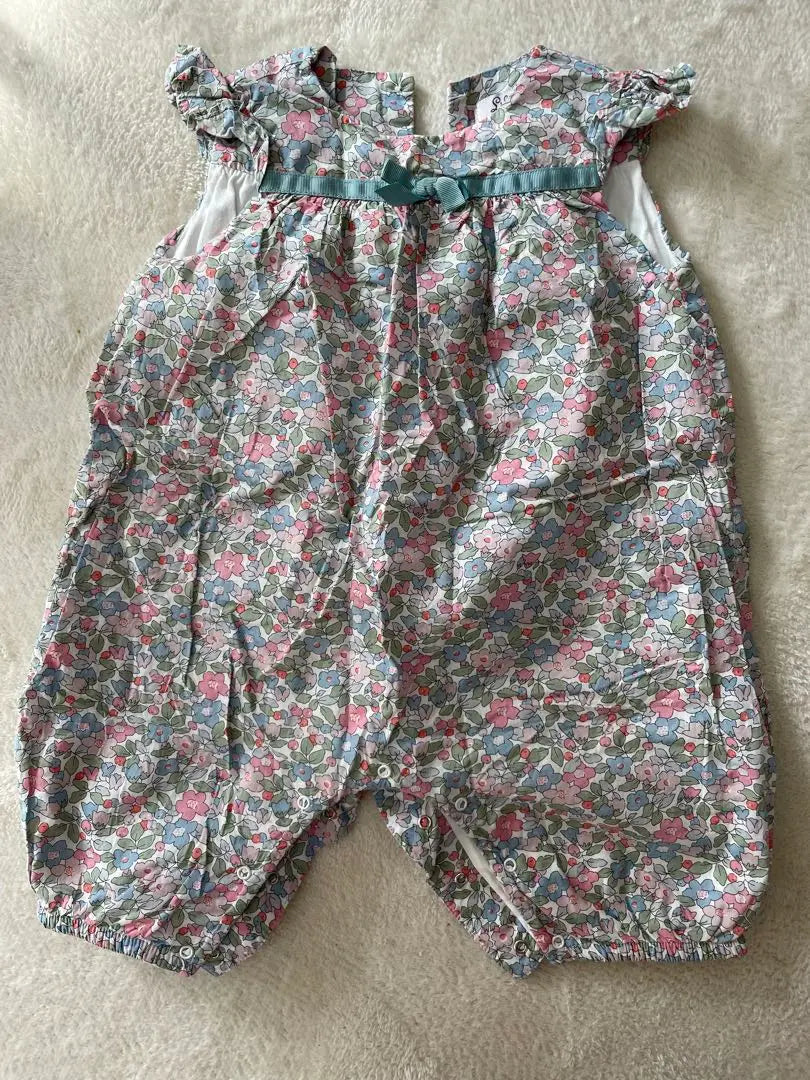 Trotters London Floral Romper 6/12m