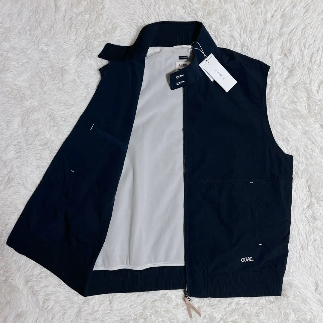 nanamica Zip Up Wind Vest Dark Navy M New