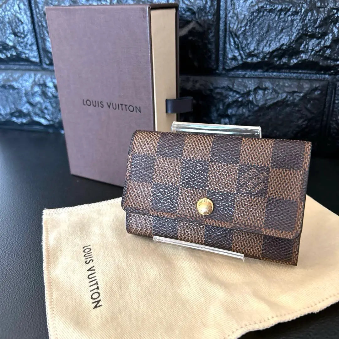 LOUIS VUITTON Damier 6-key case Multicle