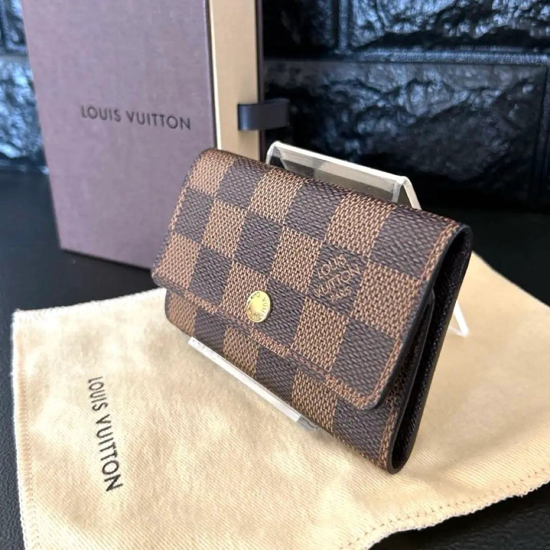 LOUIS VUITTON Damier 6-key case Multicle