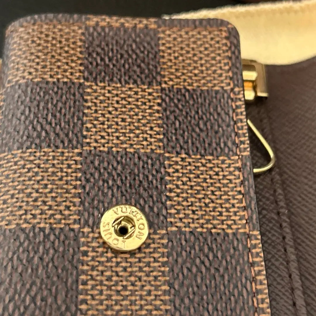 LOUIS VUITTON Damier 6-key case Multicle