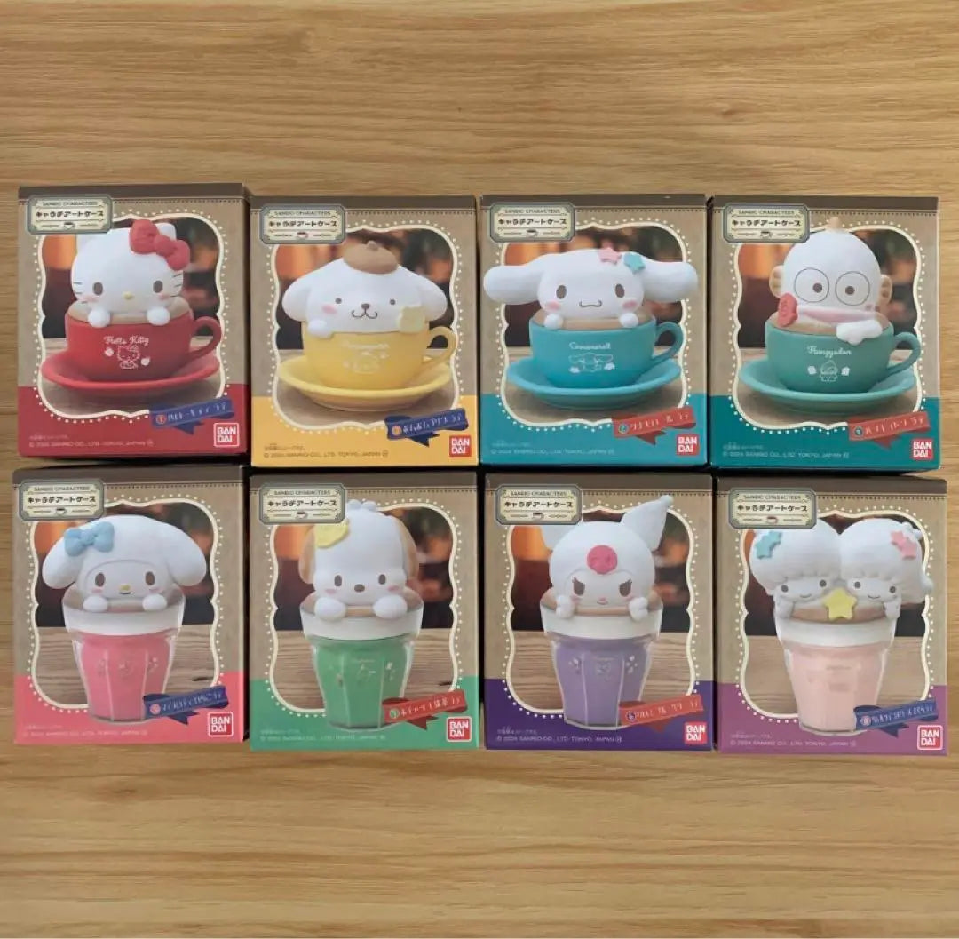 Character art case Sanrio Characters Complete Set All 8 types | キャラテアートケースサンリオキャラクターズ コンプリートセット 全8種