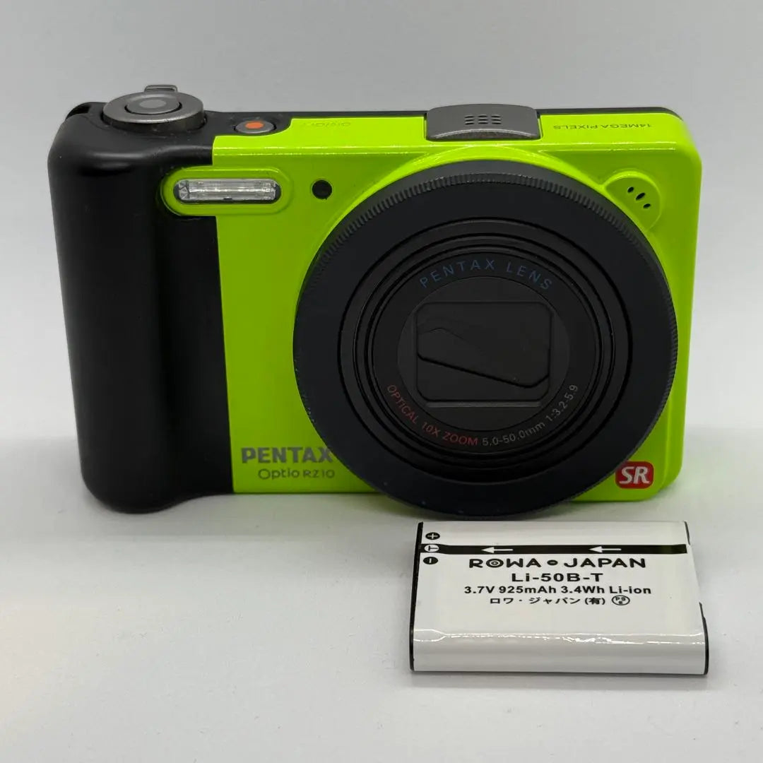 PENTAX Optio RZ10 Lime Work confirmed