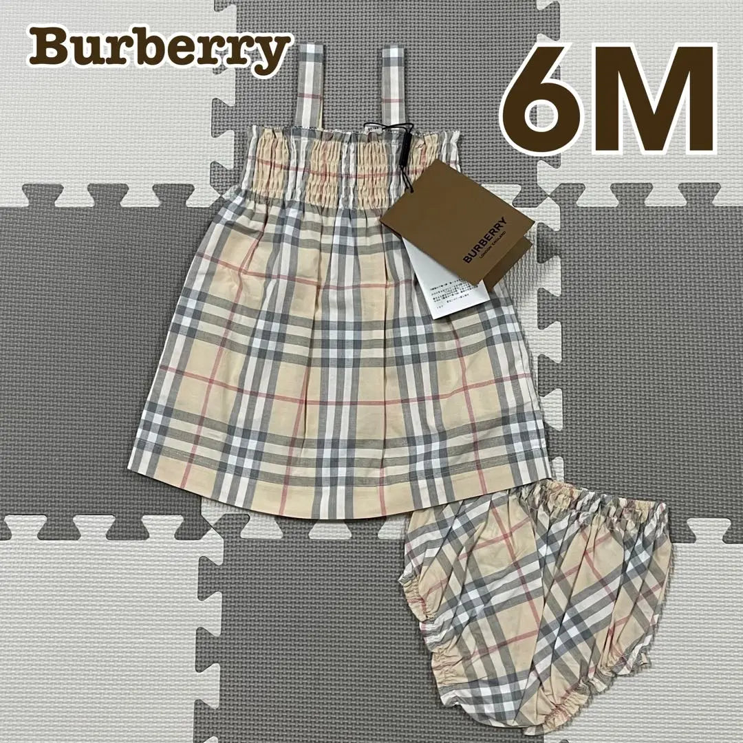 Nueva etiqueta incluida Conjunto de túnica y pantalón con camisola Burberry 6M