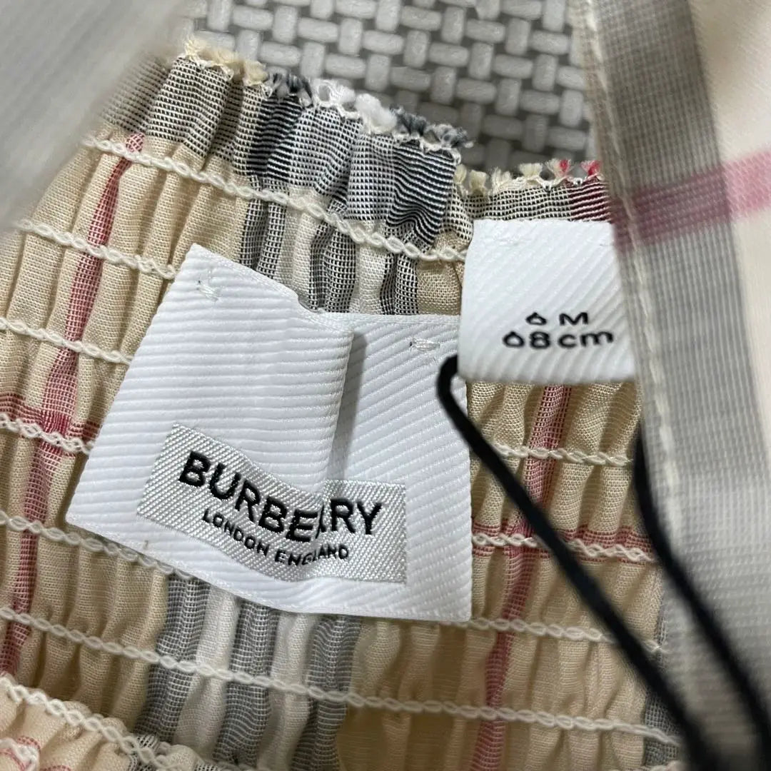 Nueva etiqueta incluida Conjunto de túnica y pantalón con camisola Burberry 6M