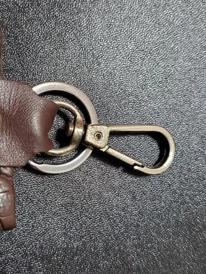 Crocodile leather Crocodile leather Genuine leather Crocodile hand Crocodile keychain Unique Brown New