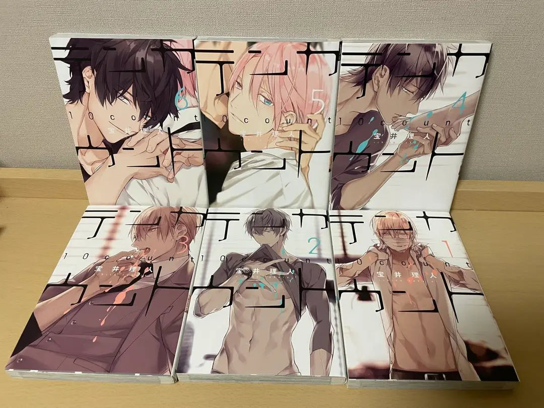 Ten Count Volumes 1-6 Set Takarai Rito