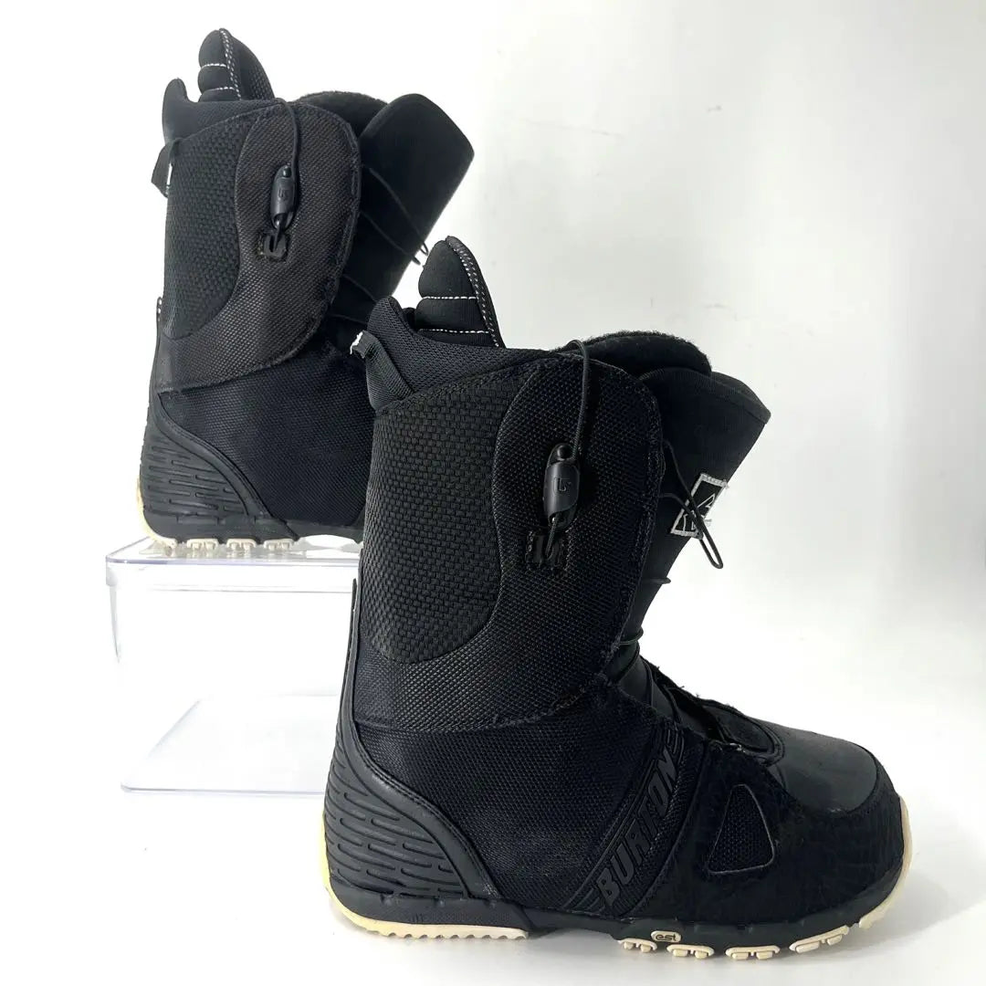 Burton OZONE Snow Boots Black Leather Men's 27.5cm