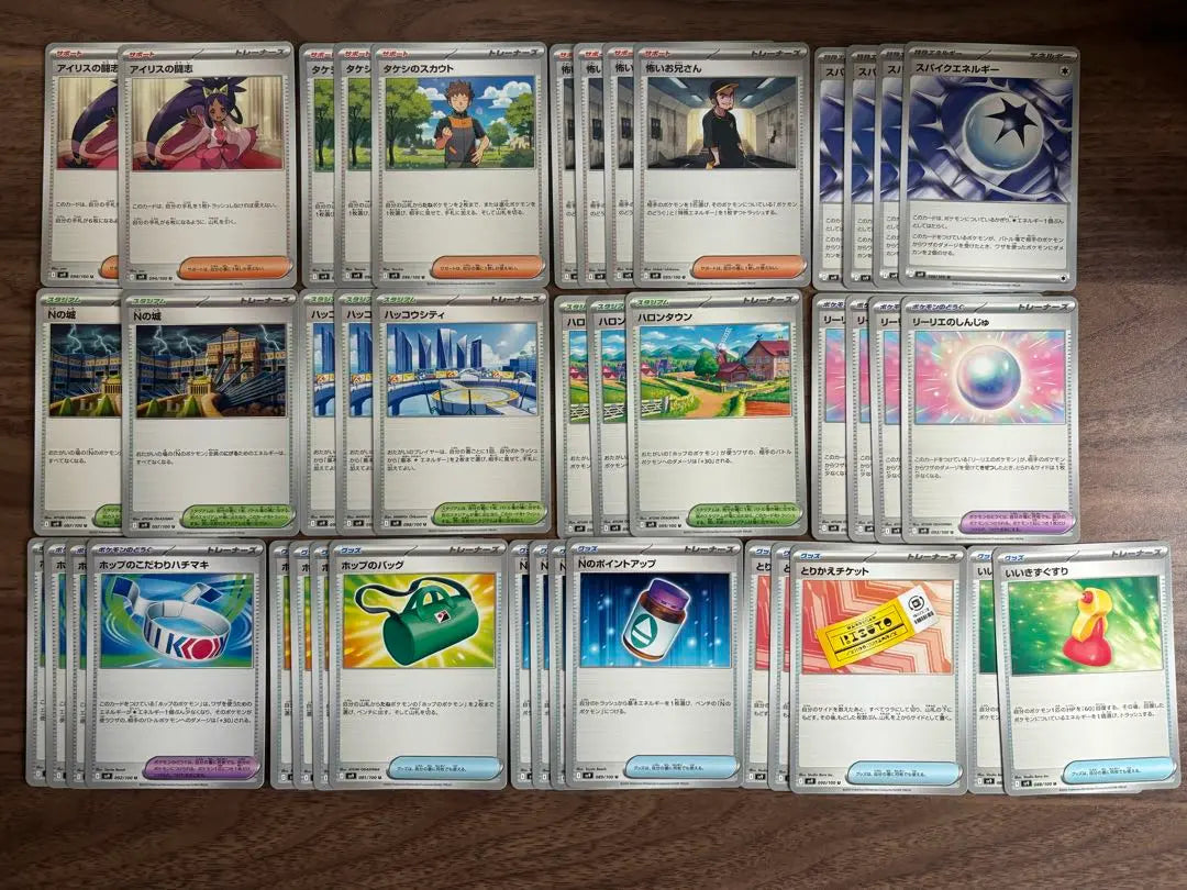 Pokemon Card Trainers Summary Set Battle Partners