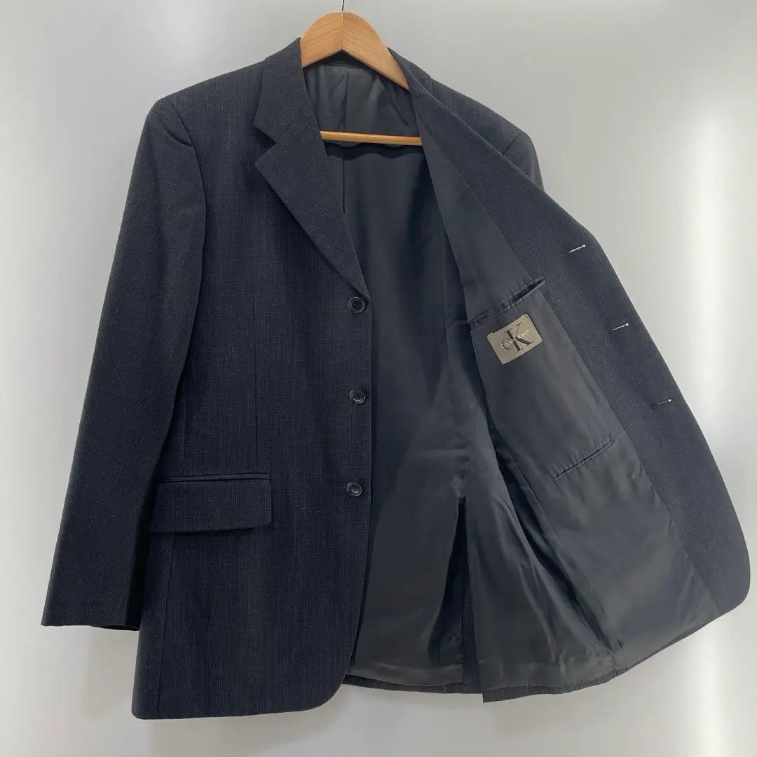 Beautiful Calvin Klein Suit Set-Up Jacket L Black Men's