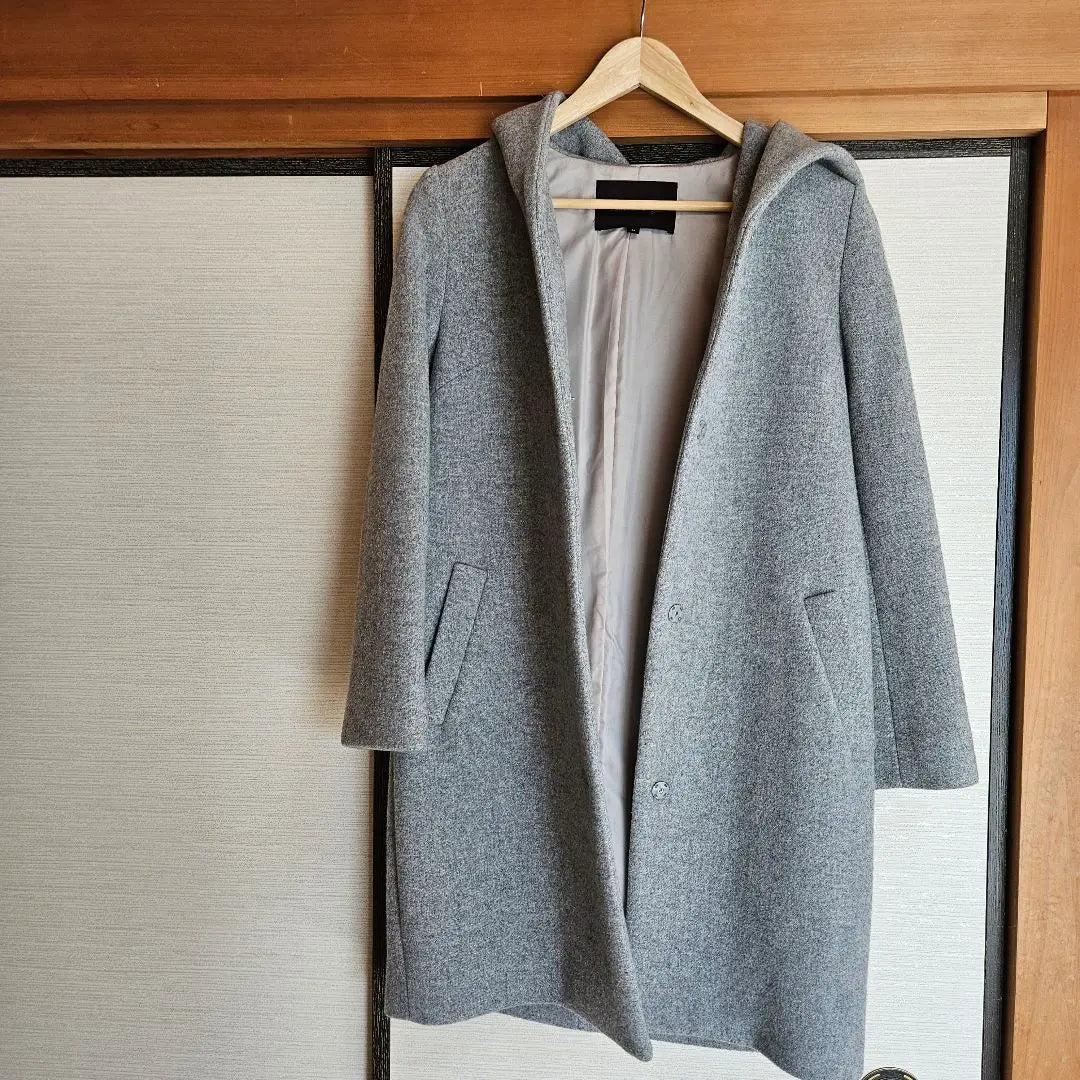 Jewel Changes wool coat gray