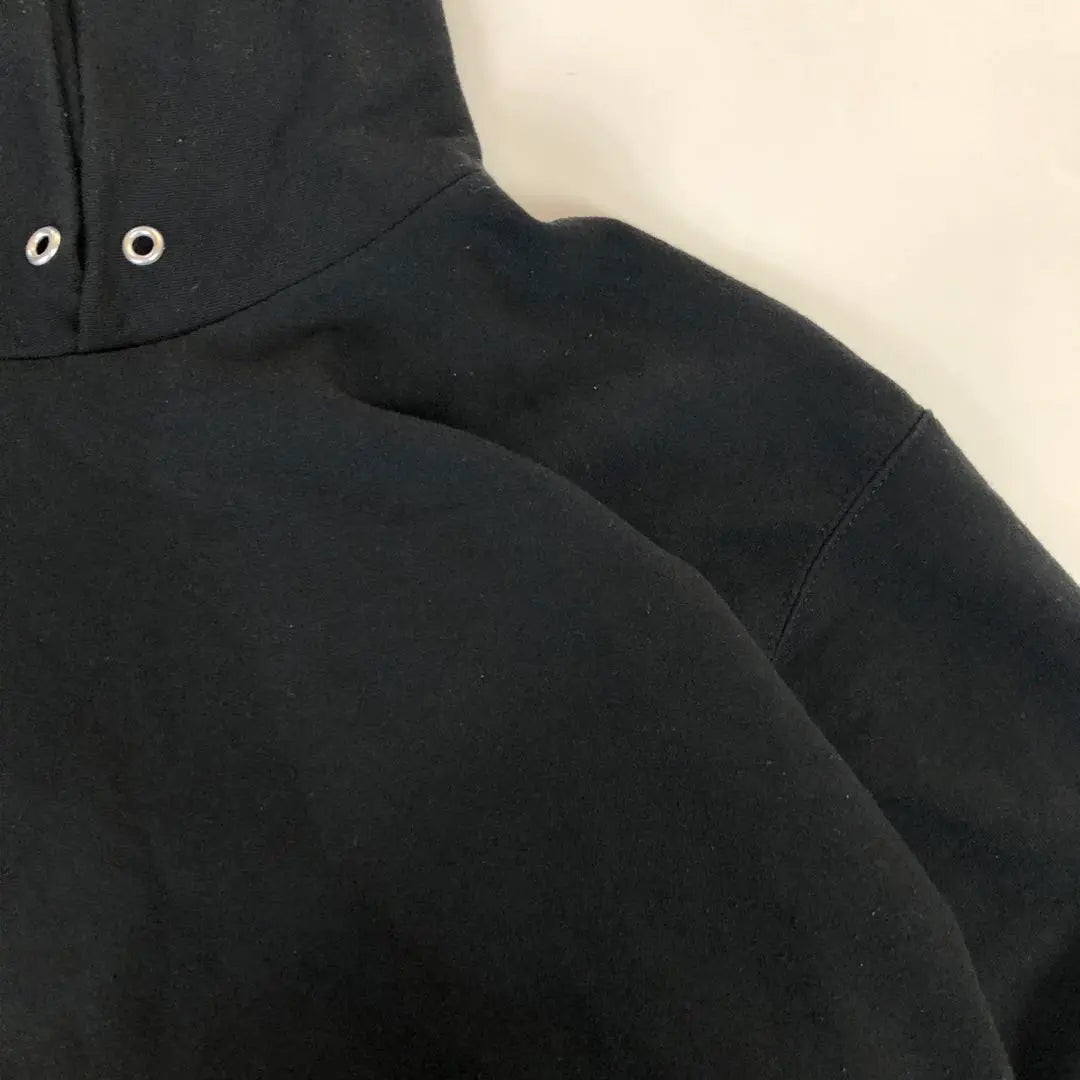 [Super Rare] Champion plain plain hoodie black