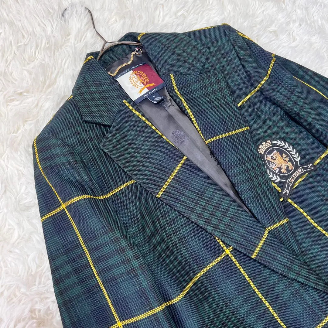 [Luxury] Hilfiger Collection Tailored Blazer Jacket Check