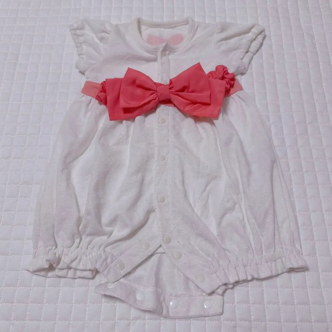 après les courts*romper with ribbon