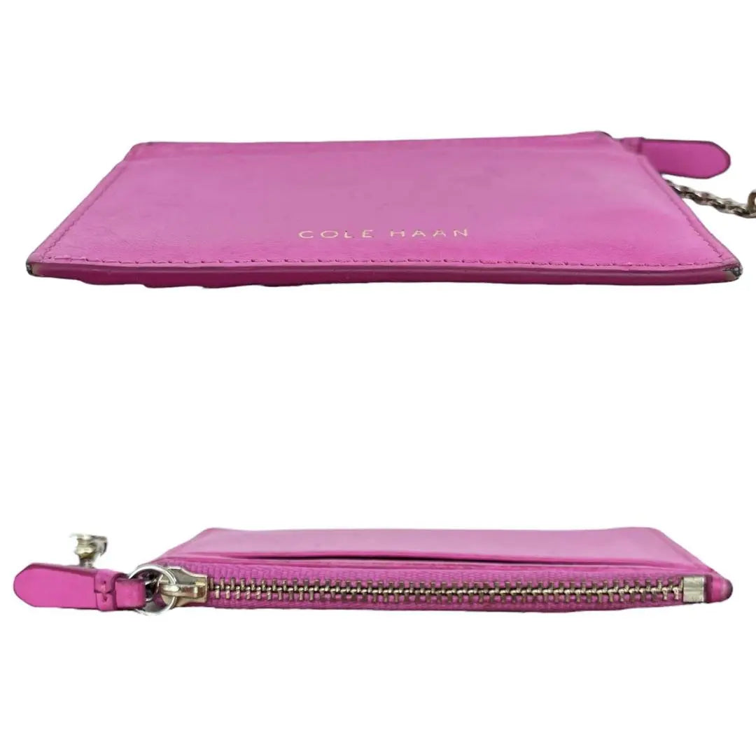 Cole Haan Coin Case Card Case Pass Case Regular Key Case Pink