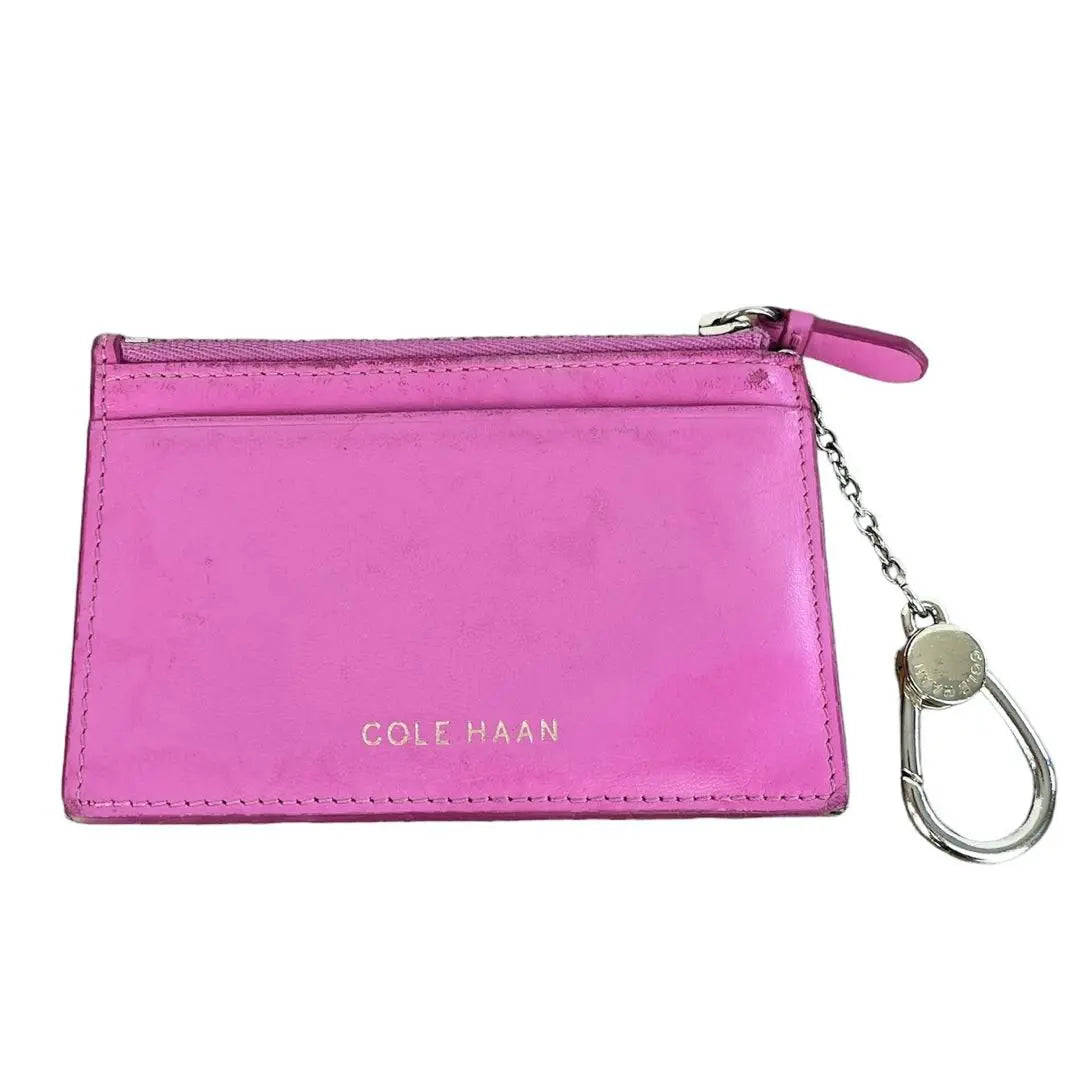 Cole Haan Coin Case Card Case Pass Case Regular Key Case Pink