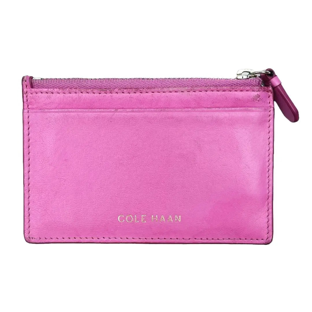 Cole Haan Coin Case Card Case Pass Case Regular Key Case Pink