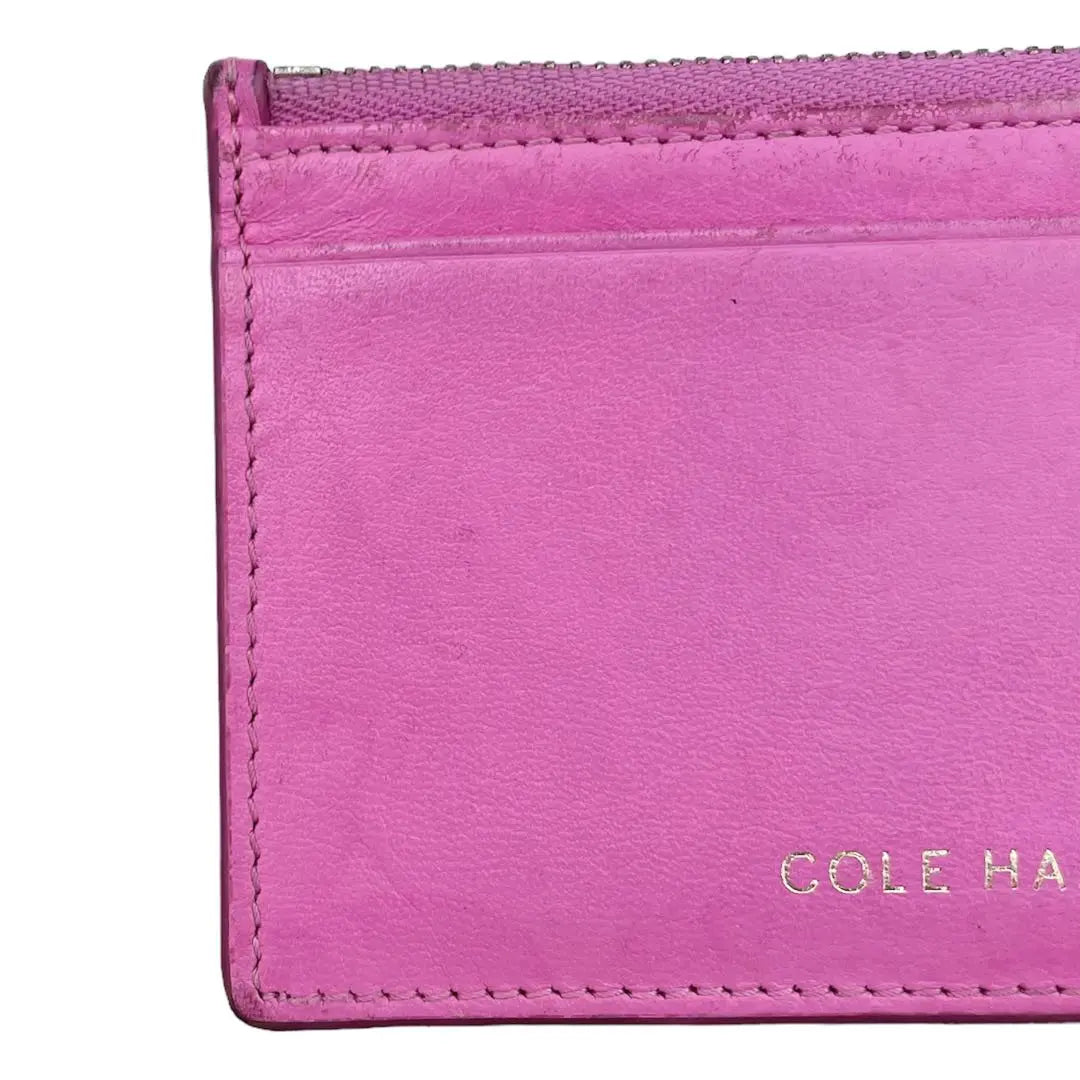 Cole Haan Coin Case Card Case Pass Case Regular Key Case Pink