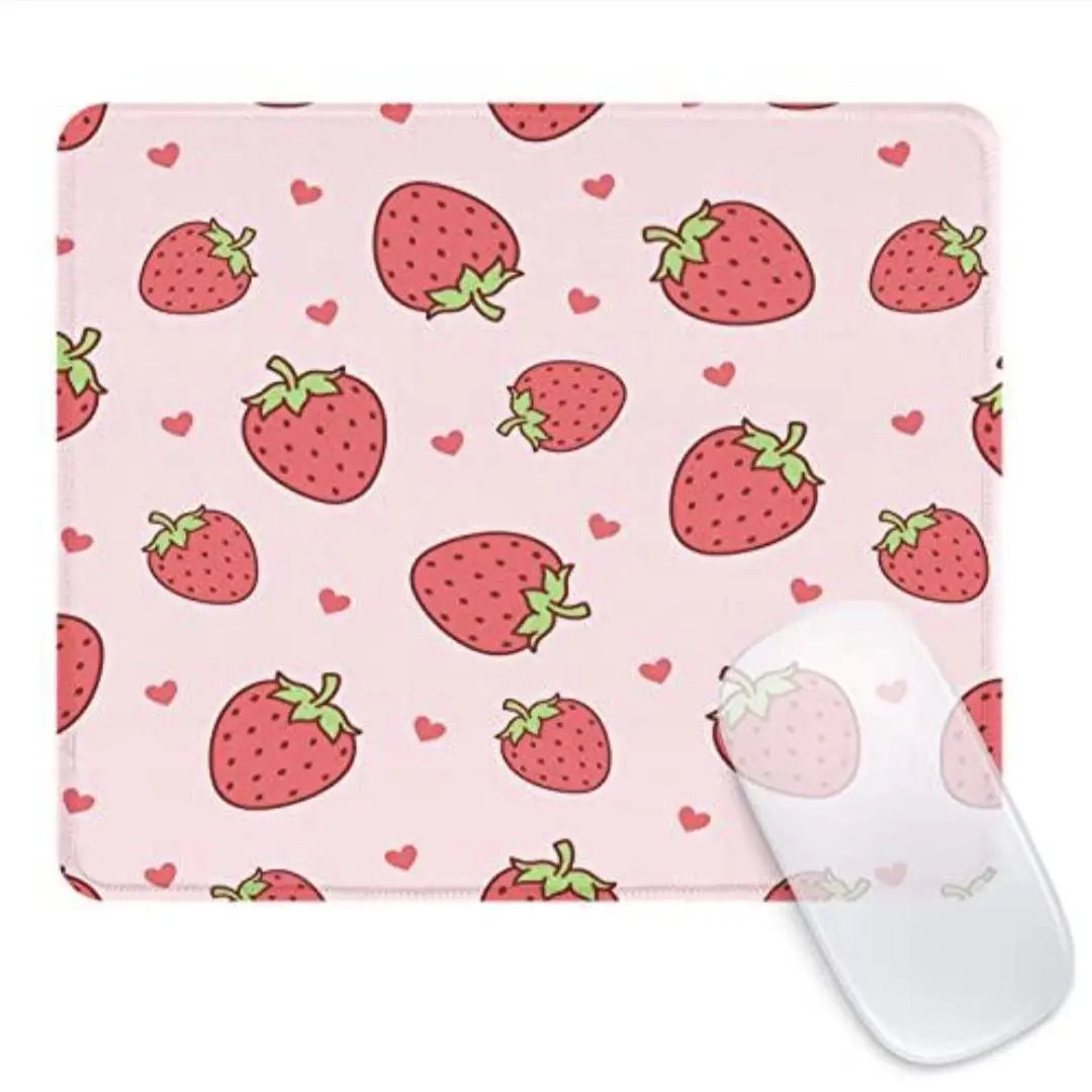 Mouse Pad Fatigue Reduction Cute Rubber Sole Pink Mouse Mat Decoration