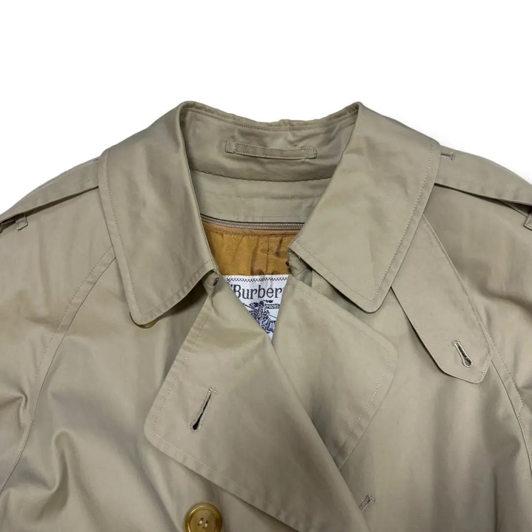 [Good condition] Burberry 408 Trench Coat Liner Nova Check Length 128