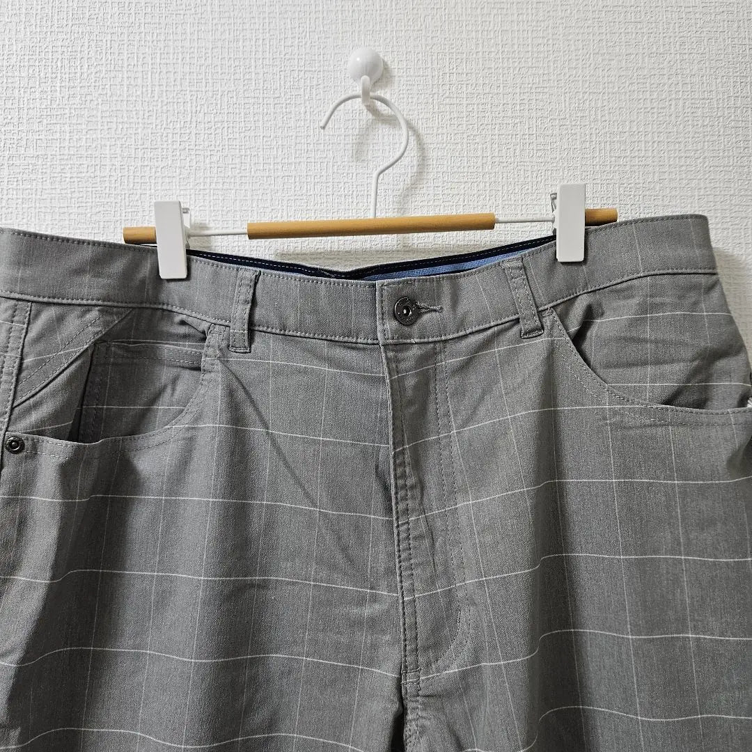 ⭐Super beautiful condition⭐VULGARIS casual pants stretch check pattern