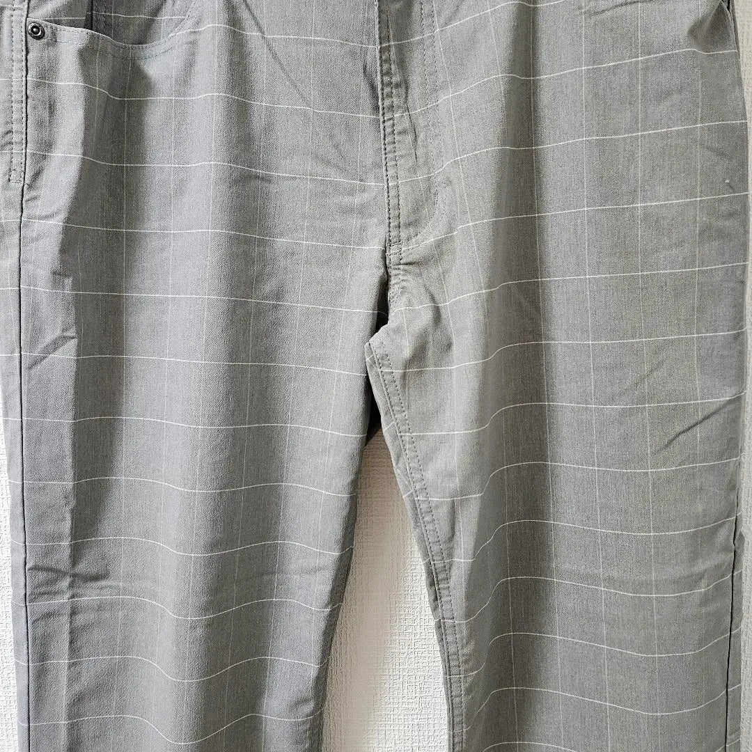 ⭐Super beautiful condition⭐VULGARIS casual pants stretch check pattern