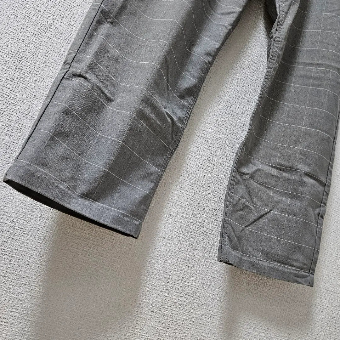 ⭐Super beautiful condition⭐VULGARIS casual pants stretch check pattern