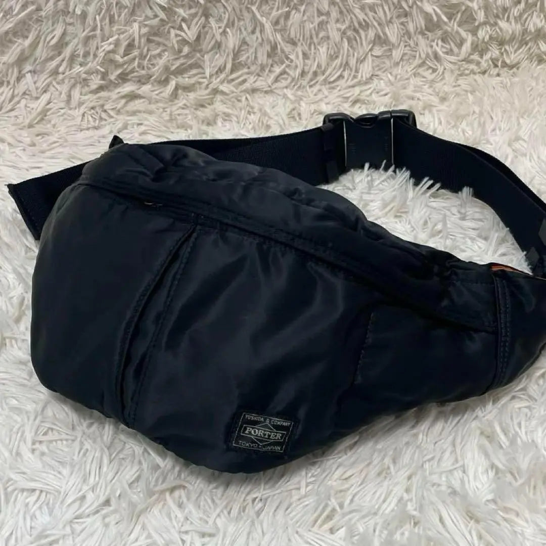 Popular ✨ Porter tanker body bag shoulder waist porch nylon black | 人気✨ポーター タンカー ボディバッグ ショルダー ウエストポーチ ナイロン 黒