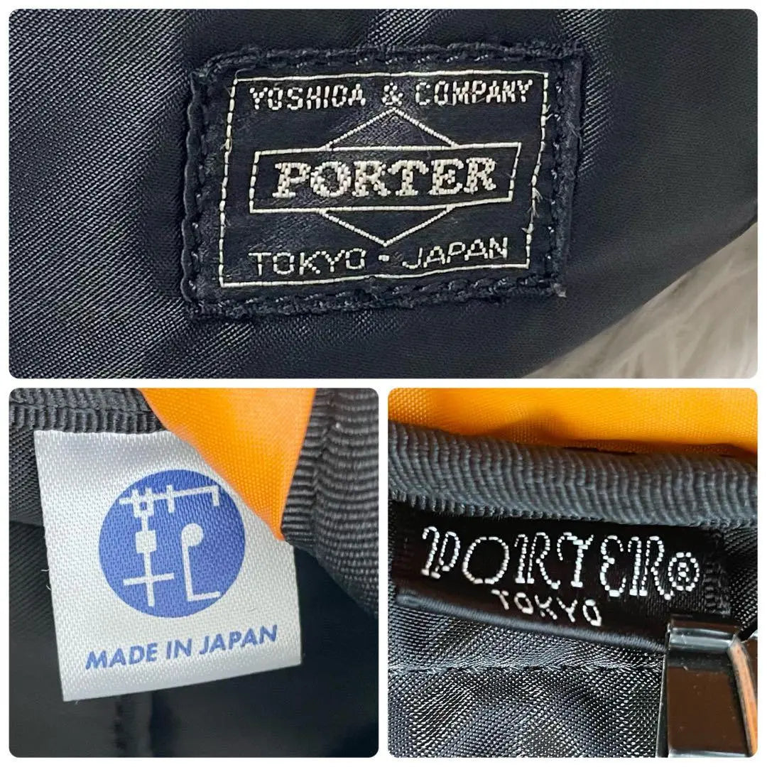 Popular ✨ Porter tanker body bag shoulder waist porch nylon black | 人気✨ポーター タンカー ボディバッグ ショルダー ウエストポーチ ナイロン 黒