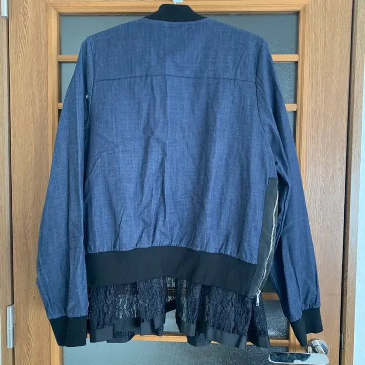 Pool Studio Alivier Tulle Denim Blouson Jacket