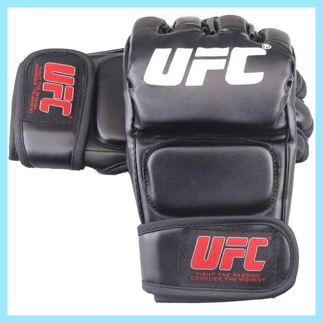 [Reabastecido] Guantes de boxeo y karate con dedos abiertos de la UFC Cottondo