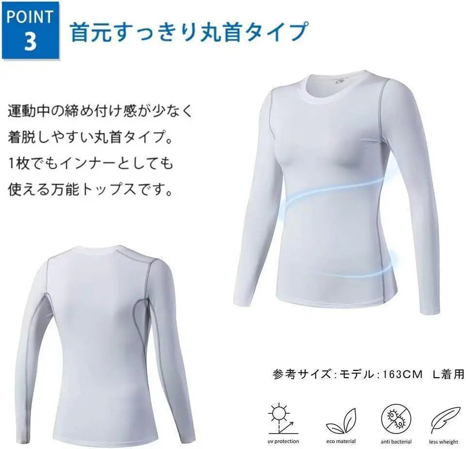 ❤️Same-day shipping❤️Sports shirt for women M long sleeve compression wear