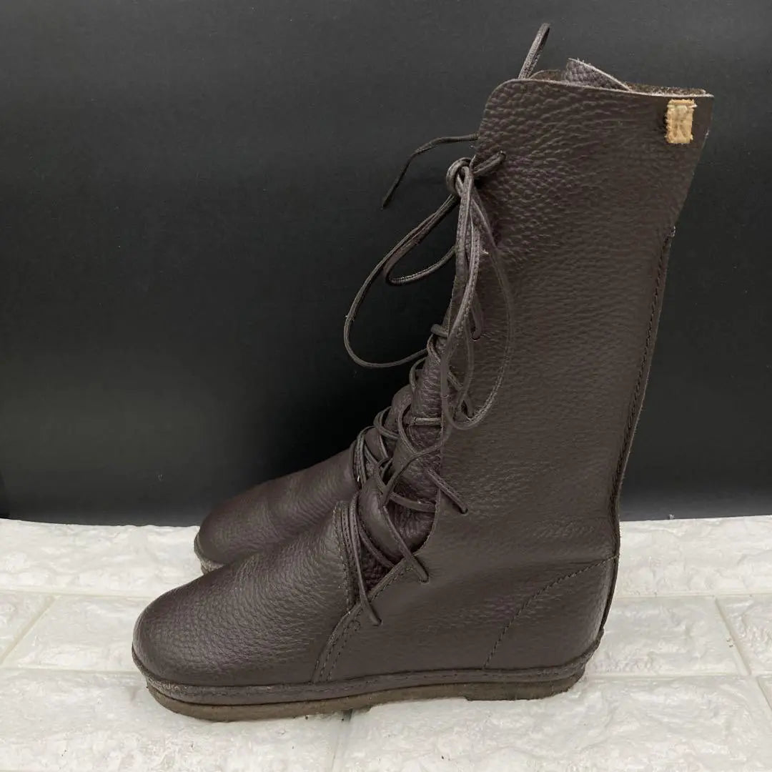 ❤️ Beautiful goods ❤️ KOOS Course WAK Lace -up Boots Shibu Leather Dark Brown