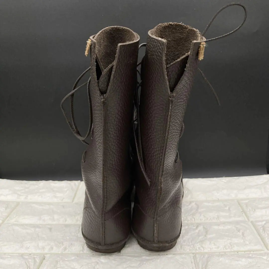 ❤️ Beautiful goods ❤️ KOOS Course WAK Lace -up Boots Shibu Leather Dark Brown