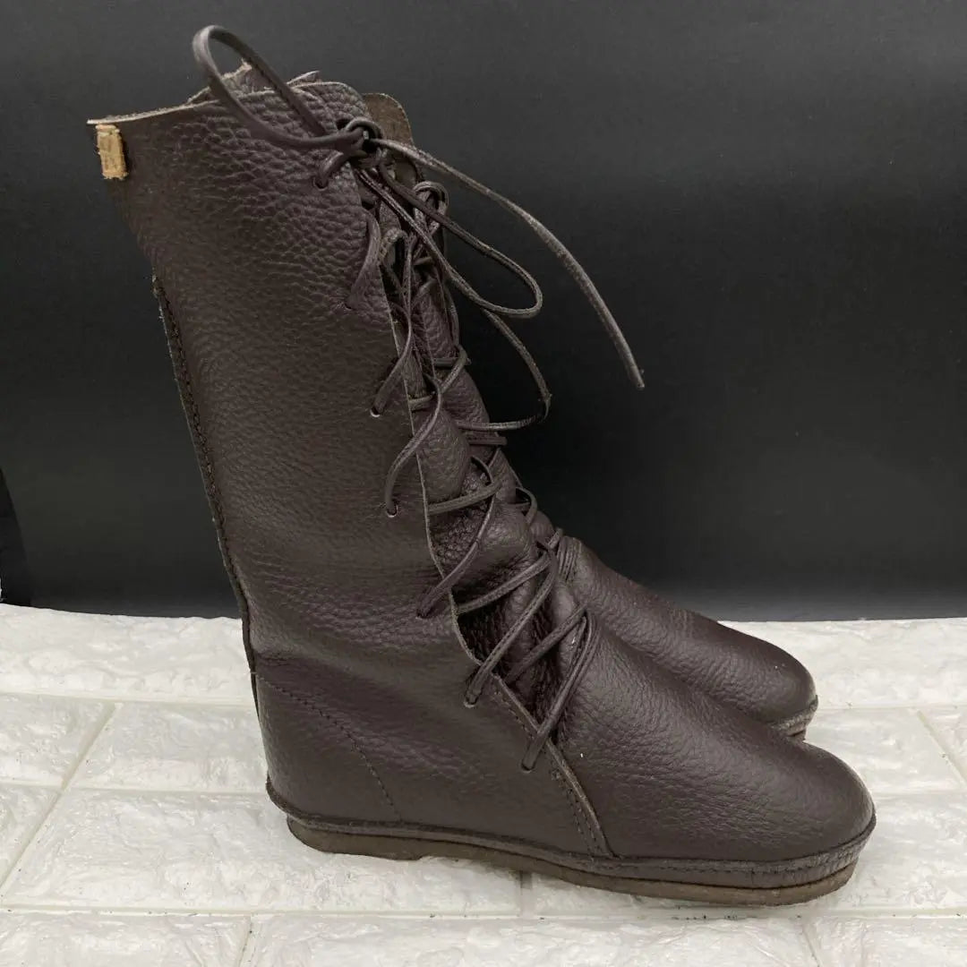 ❤️ Beautiful goods ❤️ KOOS Course WAK Lace -up Boots Shibu Leather Dark Brown