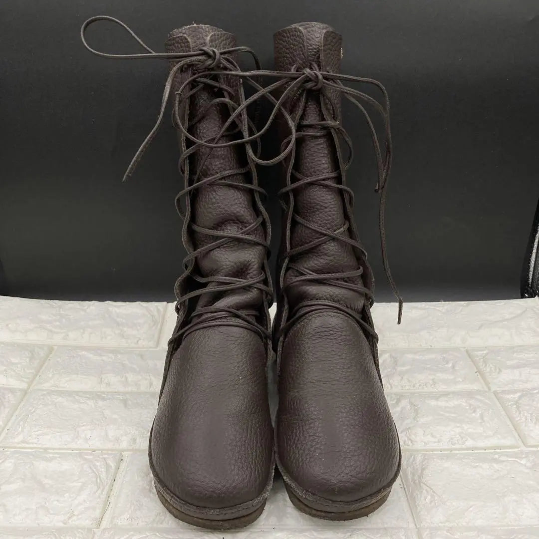 ❤️ Beautiful goods ❤️ KOOS Course WAK Lace -up Boots Shibu Leather Dark Brown