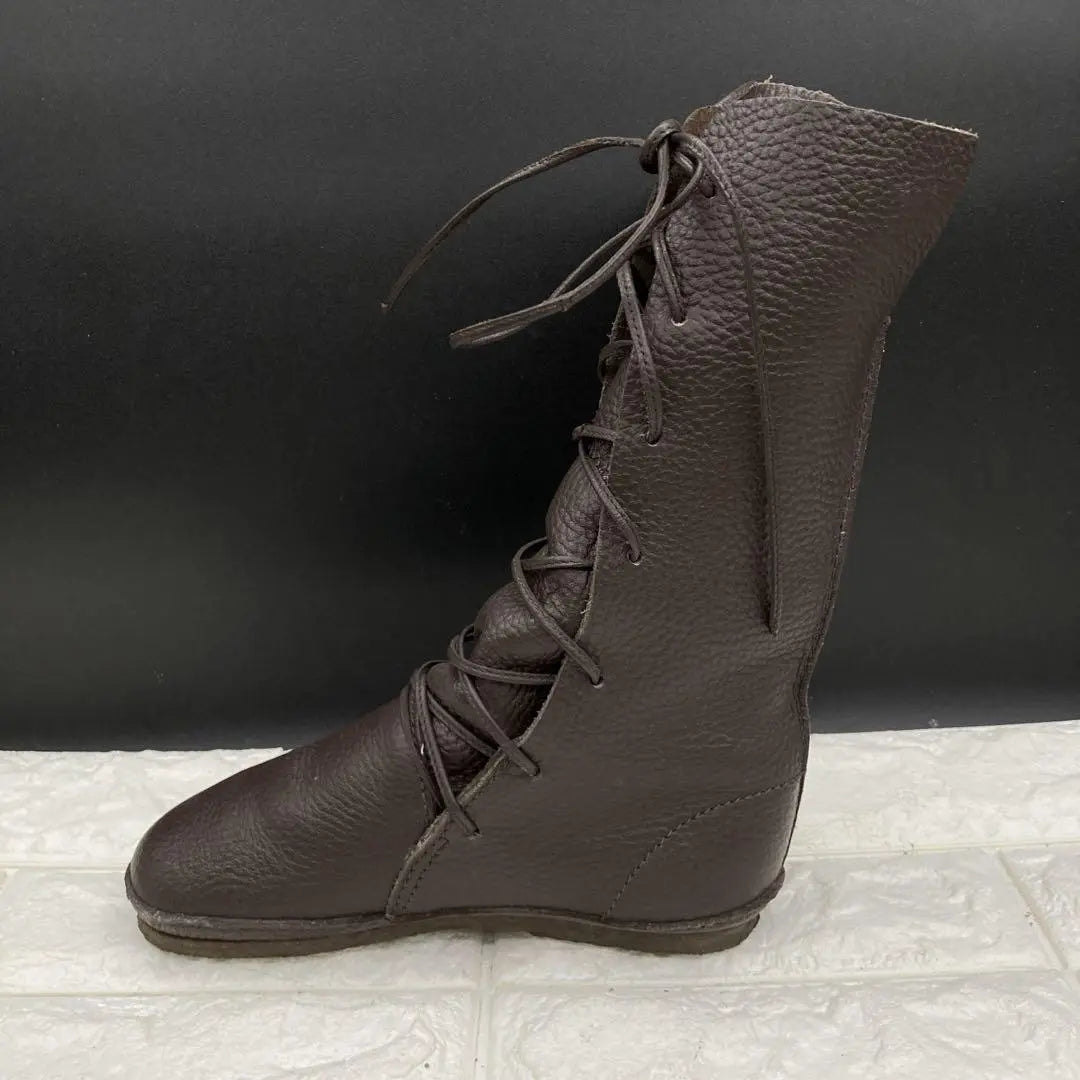 ❤️ Beautiful goods ❤️ KOOS Course WAK Lace -up Boots Shibu Leather Dark Brown