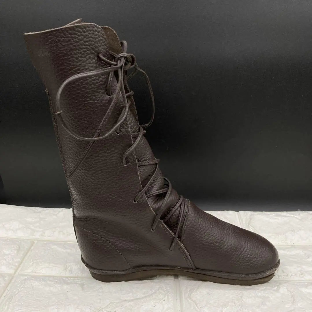 ❤️ Beautiful goods ❤️ KOOS Course WAK Lace -up Boots Shibu Leather Dark Brown