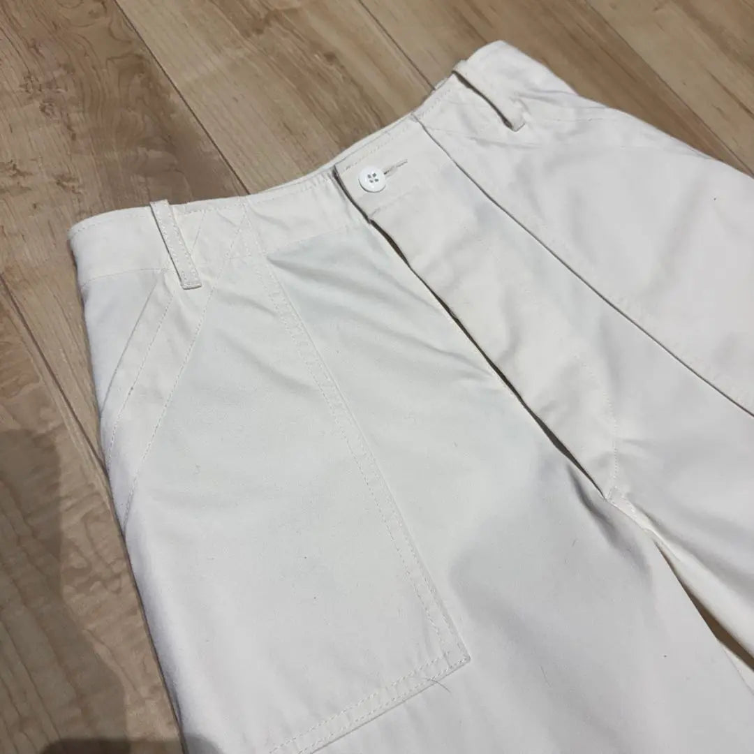 Pantalones de fatiga blancos Spick and Span 23ss en excelentes condiciones