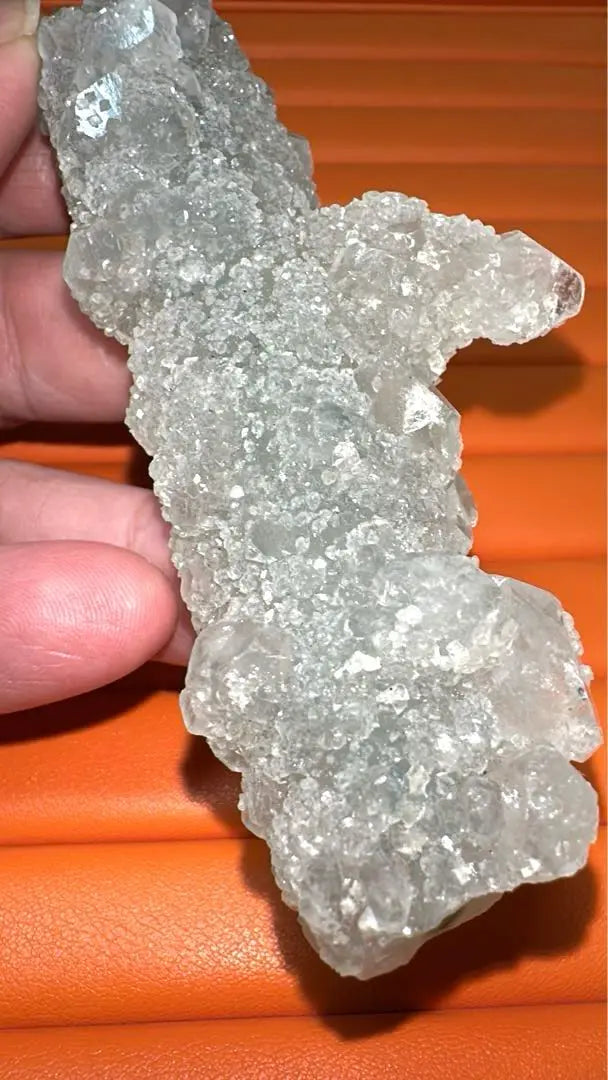 Master Crystal, rare item, cactus apophyllite, chalcedony, coexistence, raw stone