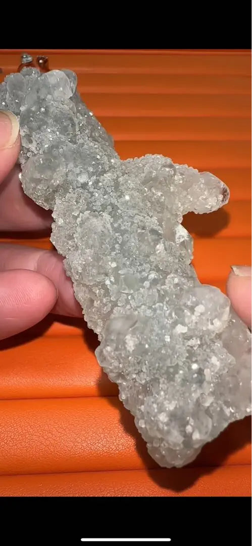 Master Crystal, rare item, cactus apophyllite, chalcedony, coexistence, raw stone