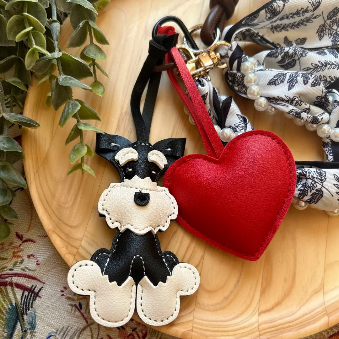 Keychain Jala Jala Bag Charm Dog Heart