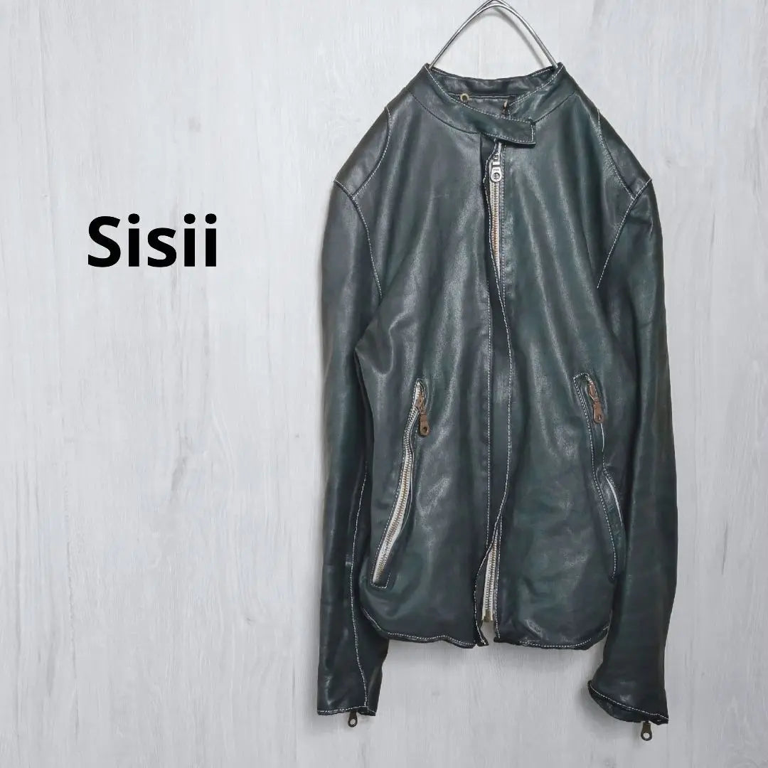 Chaqueta de piel auténtica Sisii fabricada en Japón 5