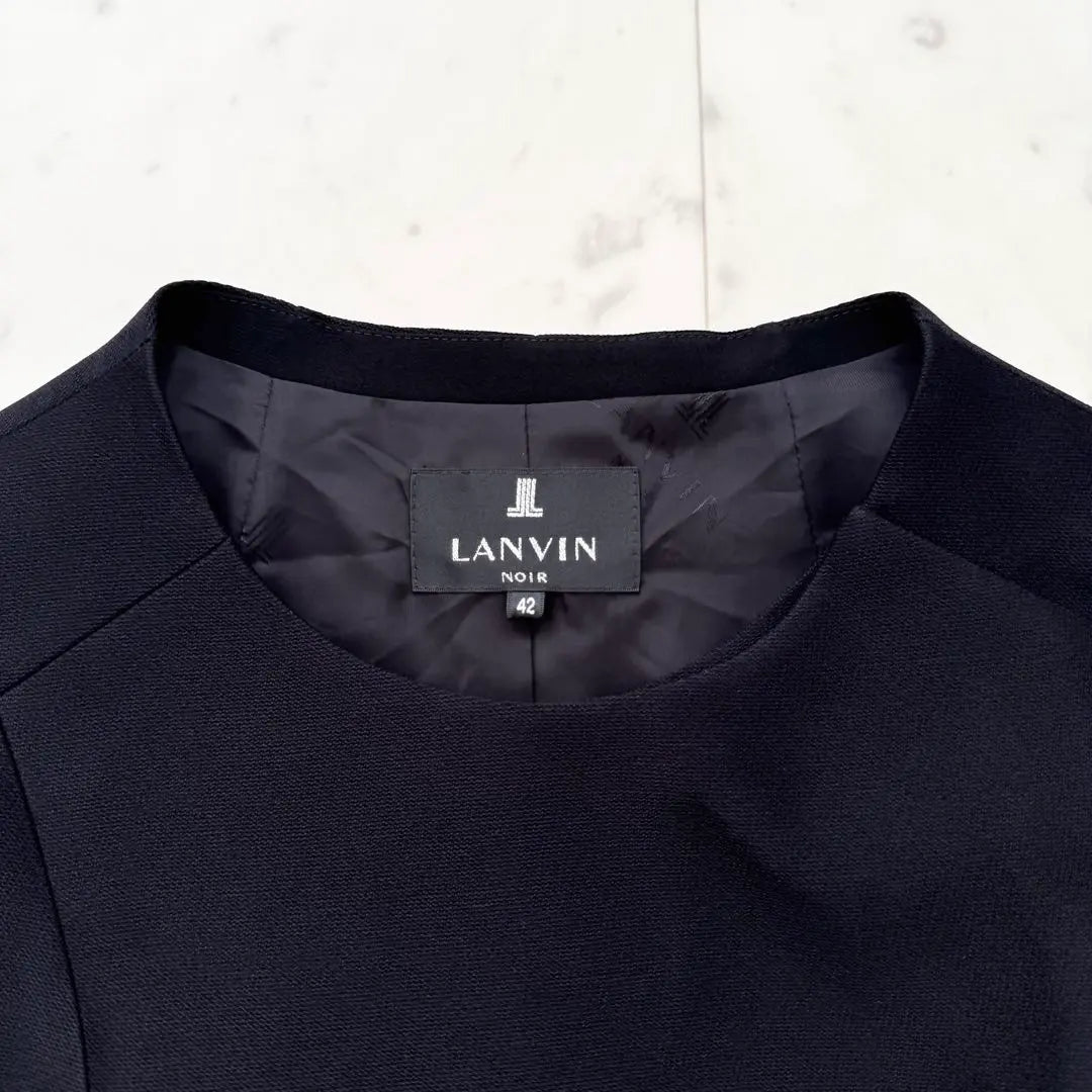 [New & Beautiful Condition] LANVIN NOIR Mourning Clothes Formal Clothes Black Formal