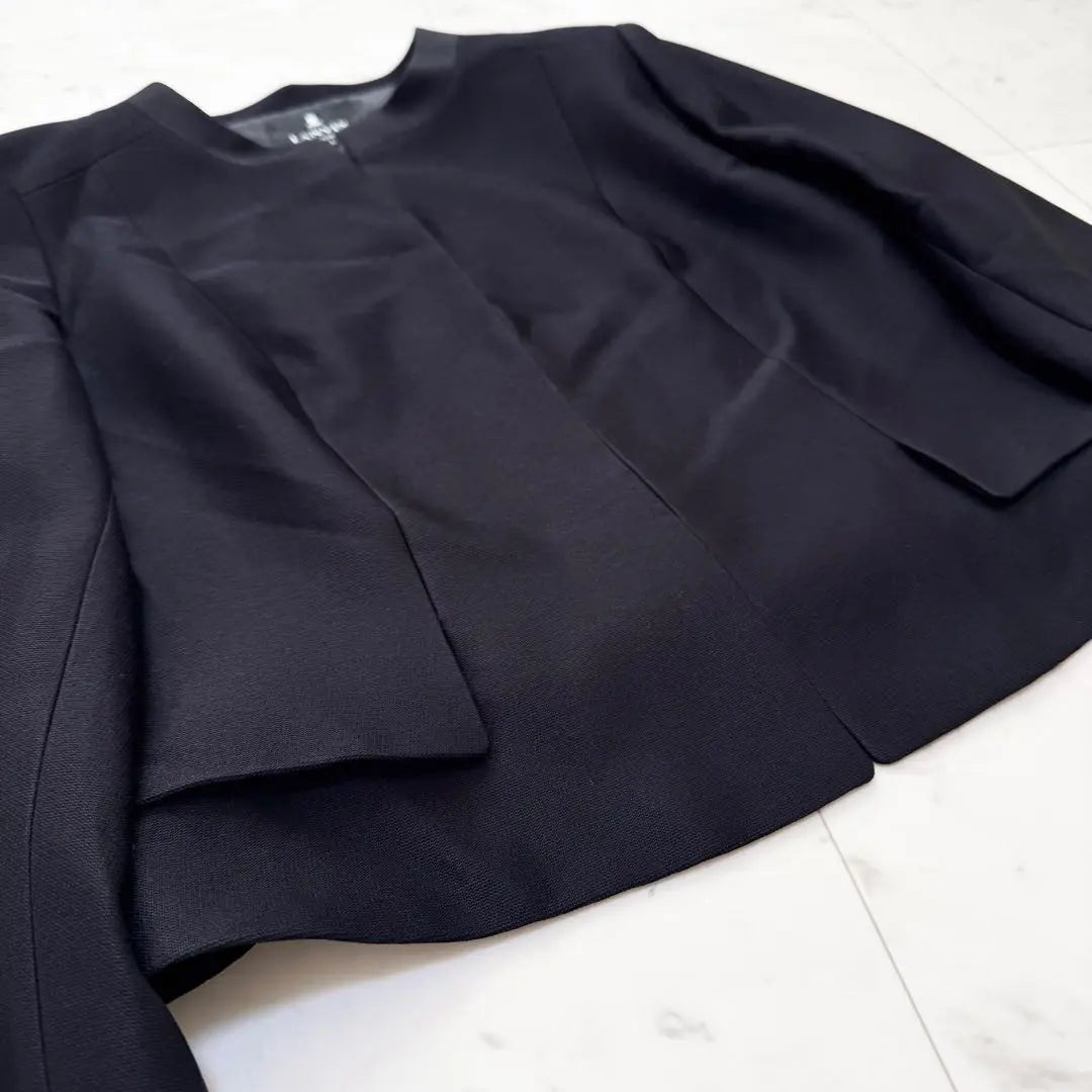 [New & Beautiful Condition] LANVIN NOIR Mourning Clothes Formal Clothes Black Formal