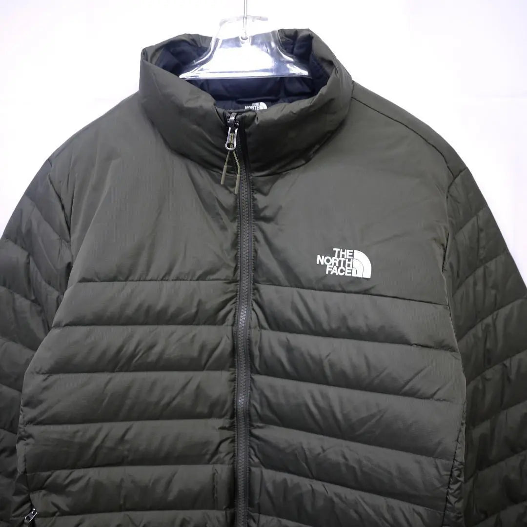 US limited edition North Face Down Jacket XL Green High-durability Water Repellent