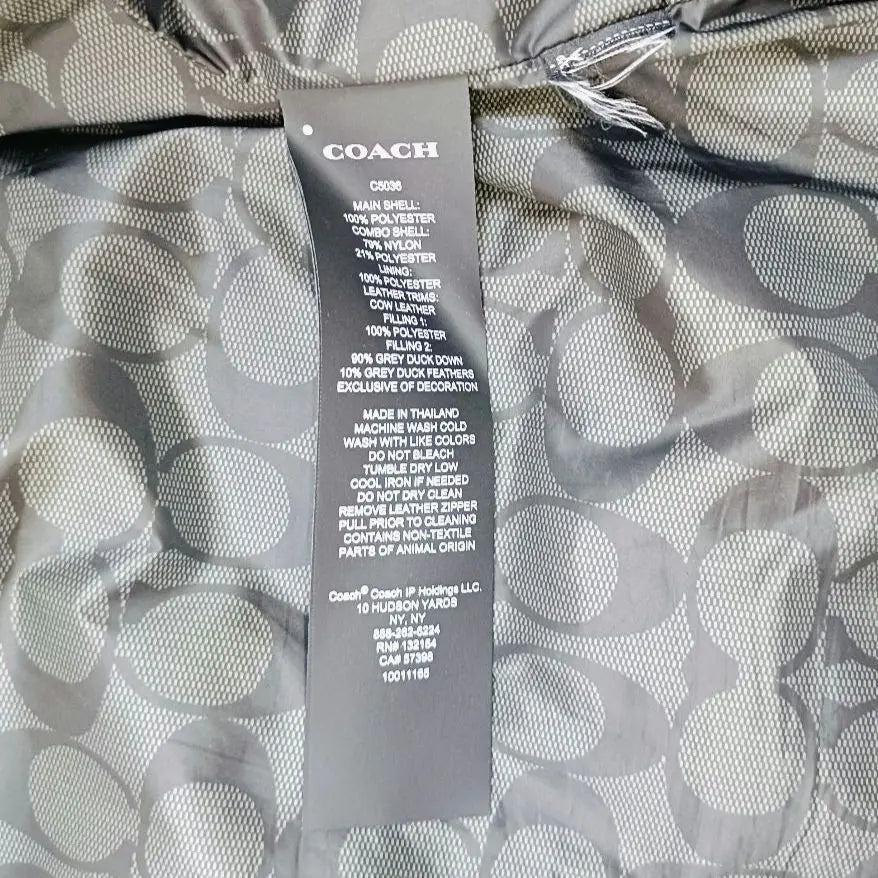 COACH Down Best Forro exclusivo Patrón total Logotipo C C5036 Switching M