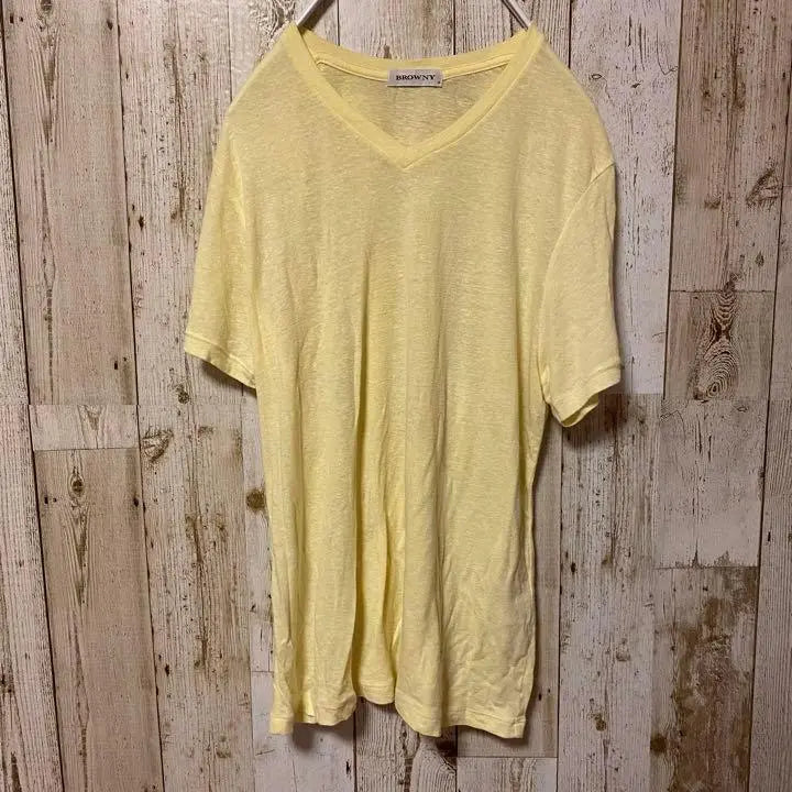 MEN'S [M] Brownie Short Sleeve Yellow