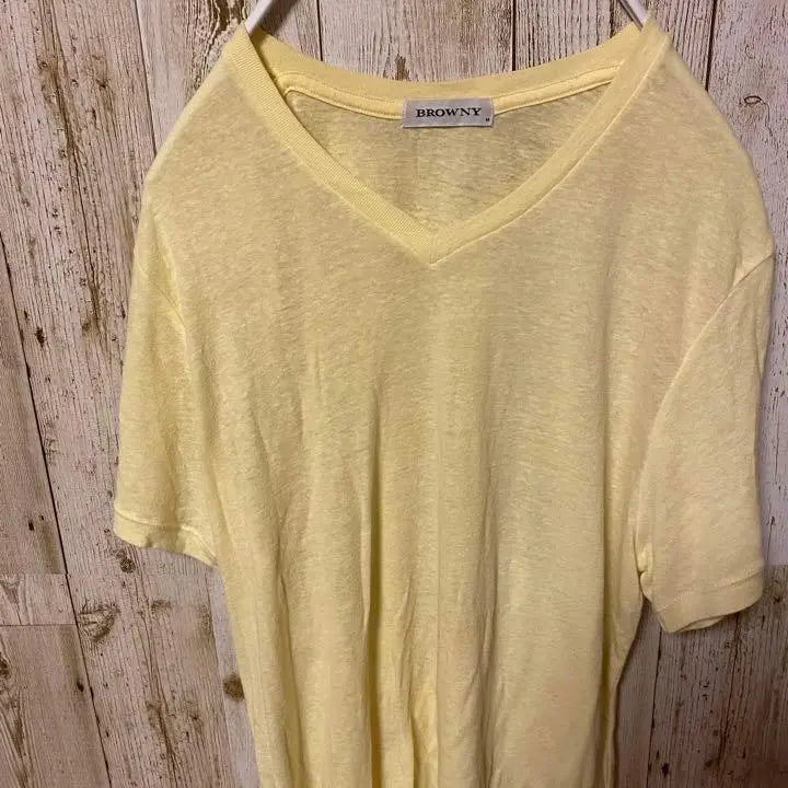 MEN'S [M] Brownie Short Sleeve Yellow